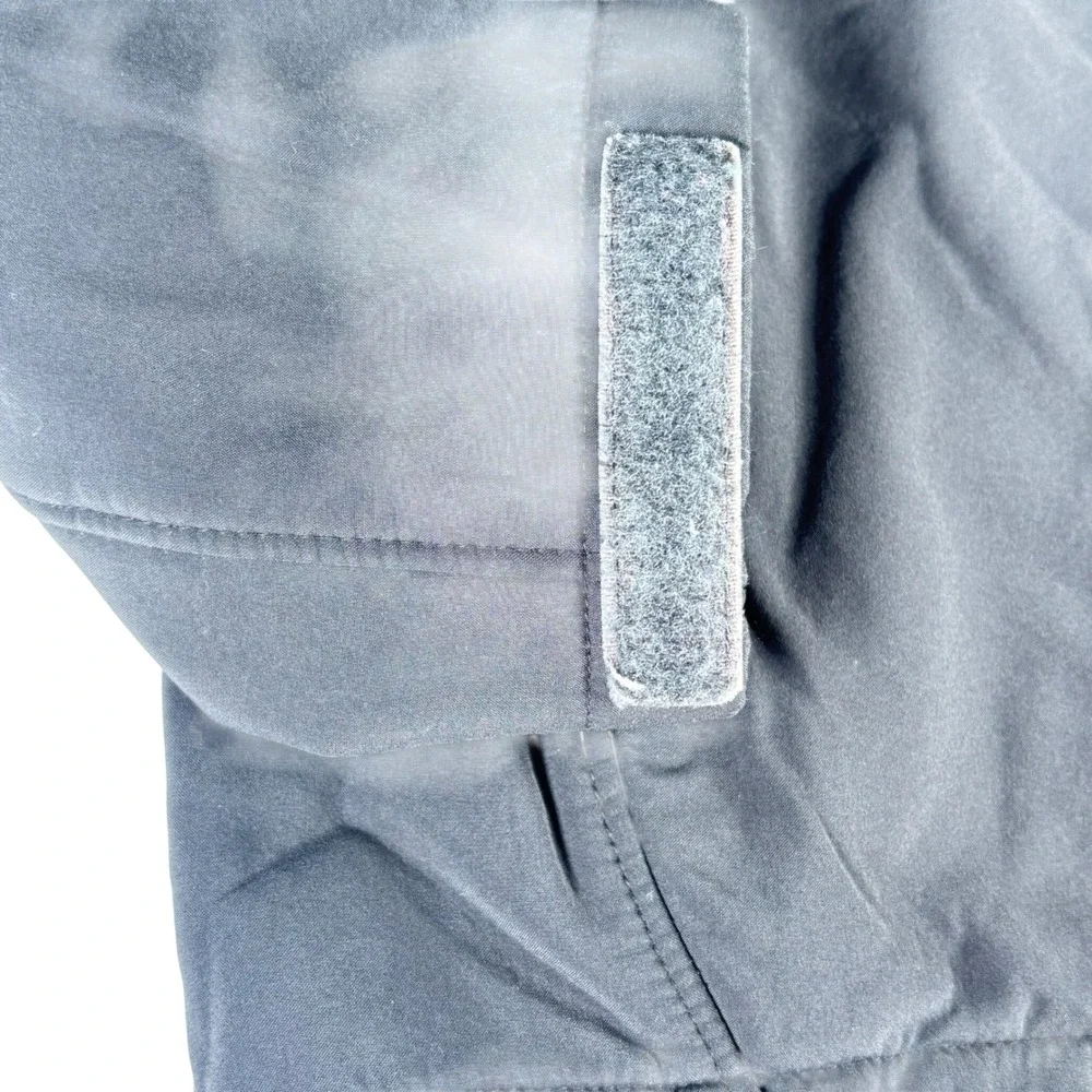 Tumi T-Tech Softshell Jacket Dark Gray Full Zip Fleece Lined Water Resistant M